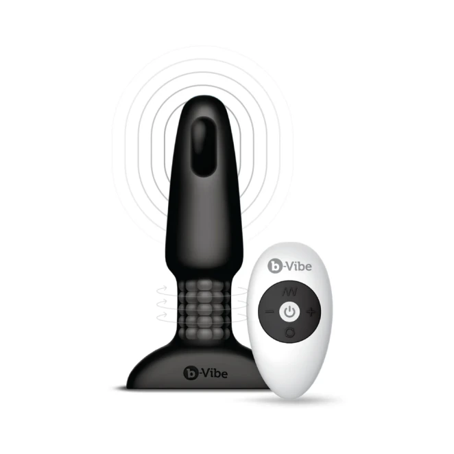 b-Vibe Remote Control Rechargeable Vibrating Rimming Butt Plug