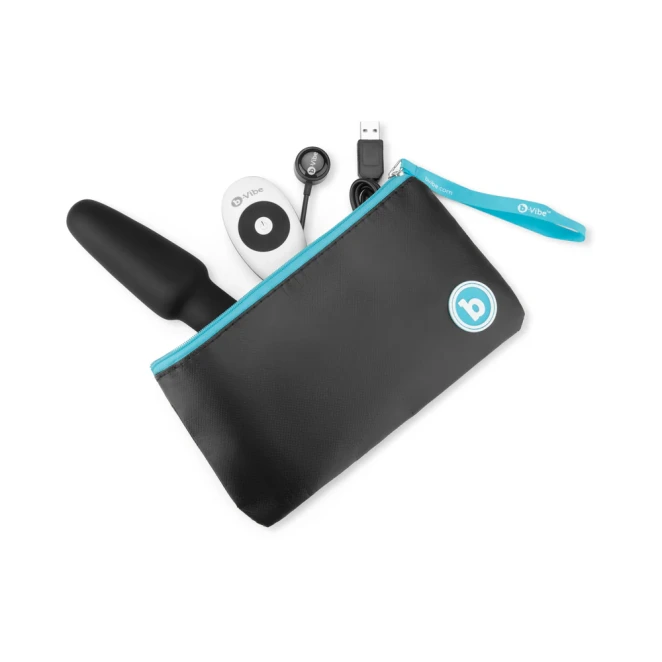 b-Vibe Remote Control Rechargeable Vibrating Rimming Butt Plug