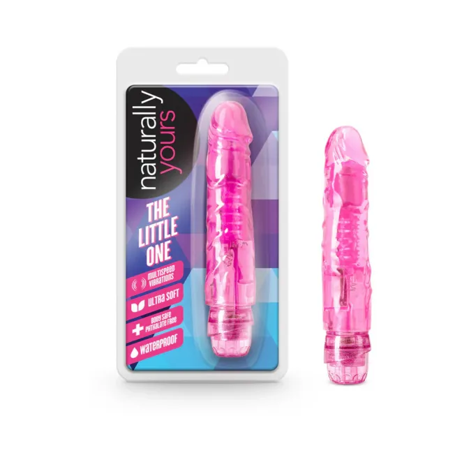 6.5 Inch Naturally Yours Realistic Vibrating Dildo Pink