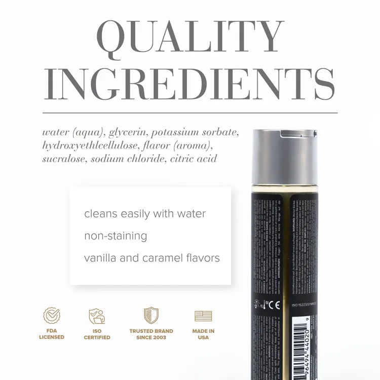 JO Creme Brulee Flavored Water-Based Lubricant 4 oz. JO Creme Brulee Flavored Water-Based Lubricant 4 oz.