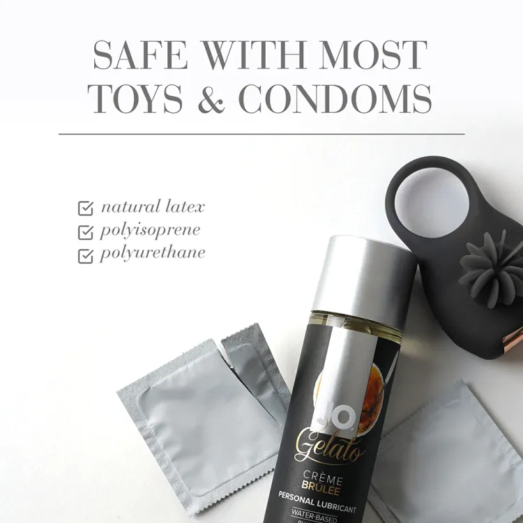 JO Creme Brulee Flavored Water-Based Lubricant 4 oz. JO Creme Brulee Flavored Water-Based Lubricant 4 oz.