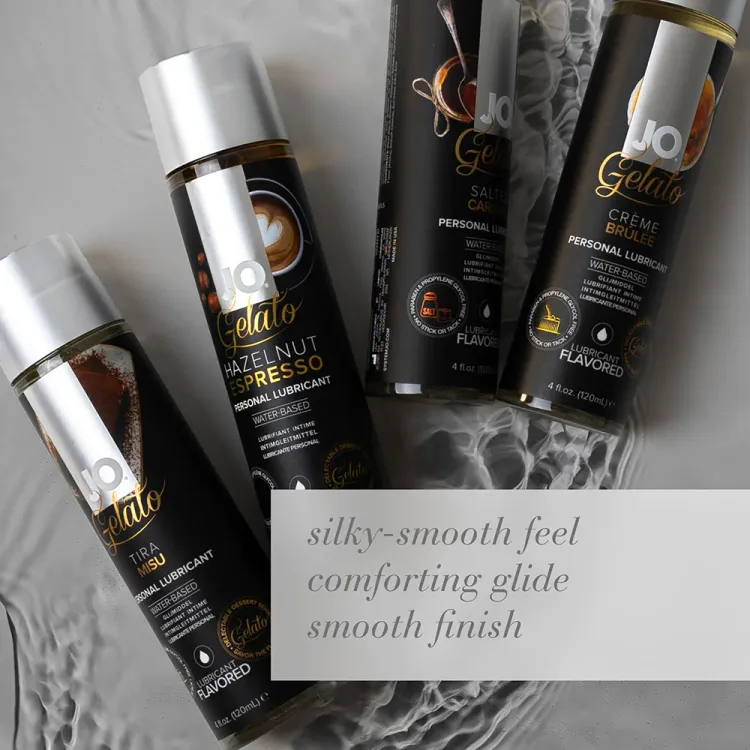 JO Creme Brulee Flavored Water-Based Lubricant 4 oz. JO Creme Brulee Flavored Water-Based Lubricant 4 oz.
