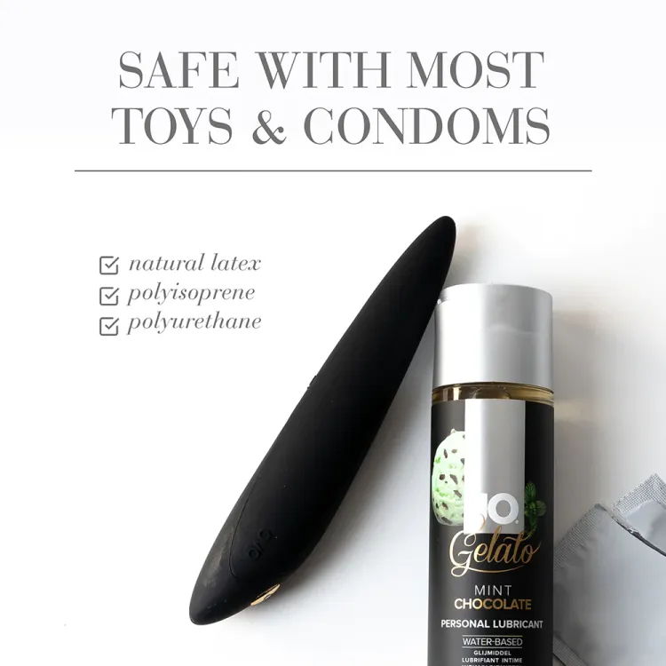 JO Mint Chocolate Flavored Water-Based Lubricant 4 oz. JO Mint Chocolate Flavored Water-Based Lubricant 4 oz.