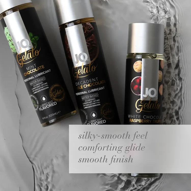 JO Mint Chocolate Flavored Water-Based Lubricant 4 oz. JO Mint Chocolate Flavored Water-Based Lubricant 4 oz.