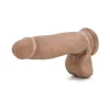 7 in. Posable Dual Density Dildo with Balls Tan 7 in. Posable Dual Density Dildo with Balls Tan
