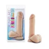 8 in. Posable Dual Density Dildo with Balls Beige 8 in. Posable Dual Density Dildo with Balls Beige
