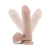 8 in. Posable Dual Density Dildo with Balls Beige 8 in. Posable Dual Density Dildo with Balls Beige