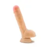 9 in. Posable Dual Density Dildo with Balls Beige 9 in. Posable Dual Density Dildo with Balls Beige