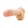 9 in. Posable Dual Density Dildo with Balls Beige 9 in. Posable Dual Density Dildo with Balls Beige
