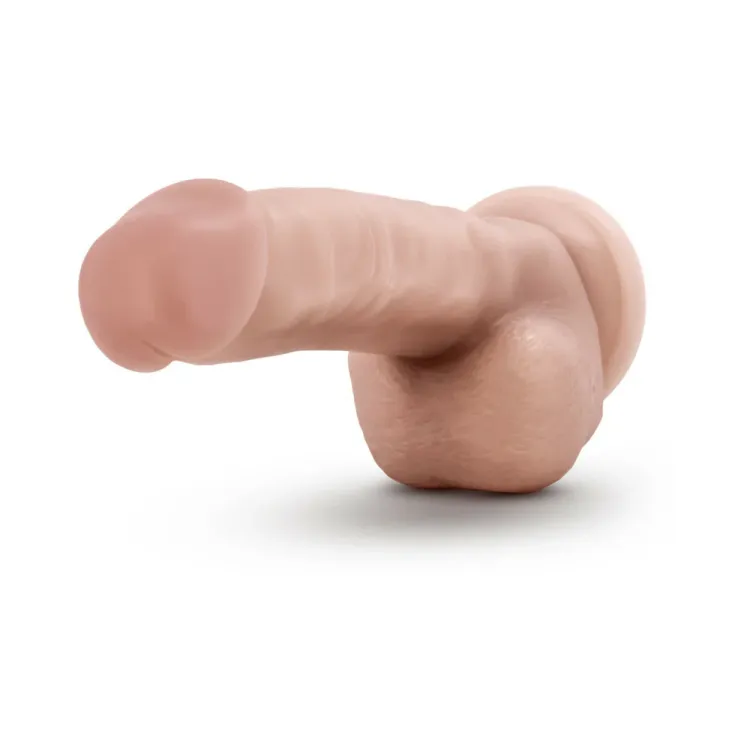 8.5 in. "Mr. Jackhammer" Realistic Dildo with Balls Beige 8.5 in. "Mr. Jackhammer" Realistic Dildo with Balls Beige