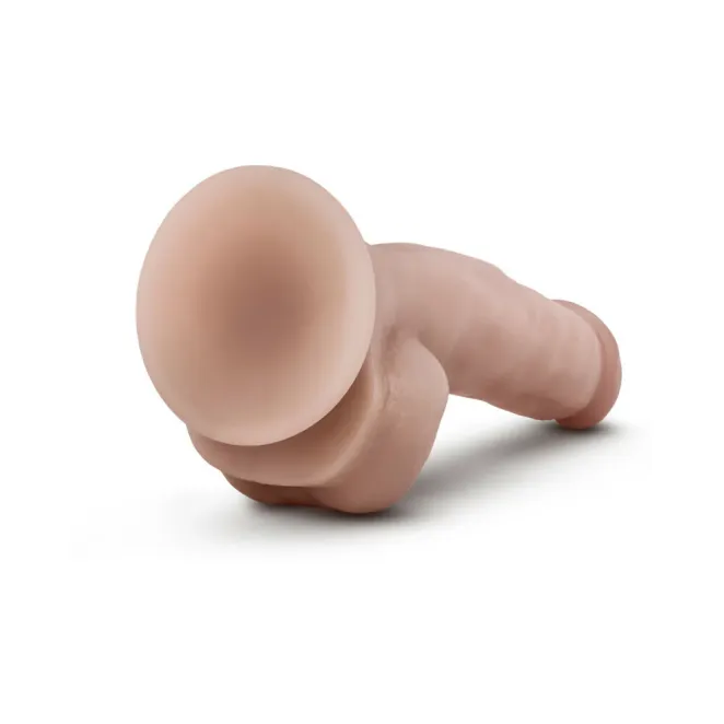 8.5 Inch "Mr. Jackhammer" Realistic Dildo with Balls Beige