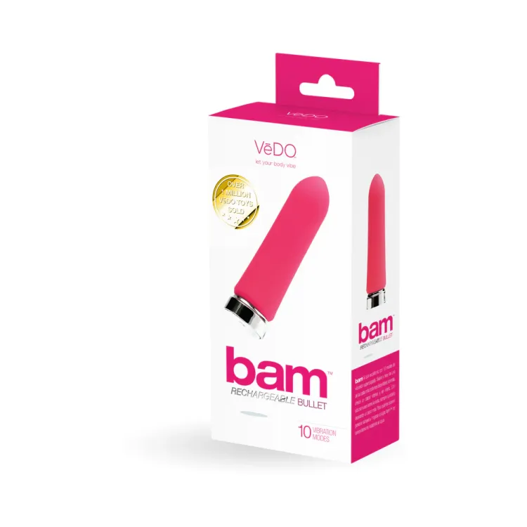 VeDO Bam Bullet Vibrator Pink VeDO Bam Bullet Vibrator Pink