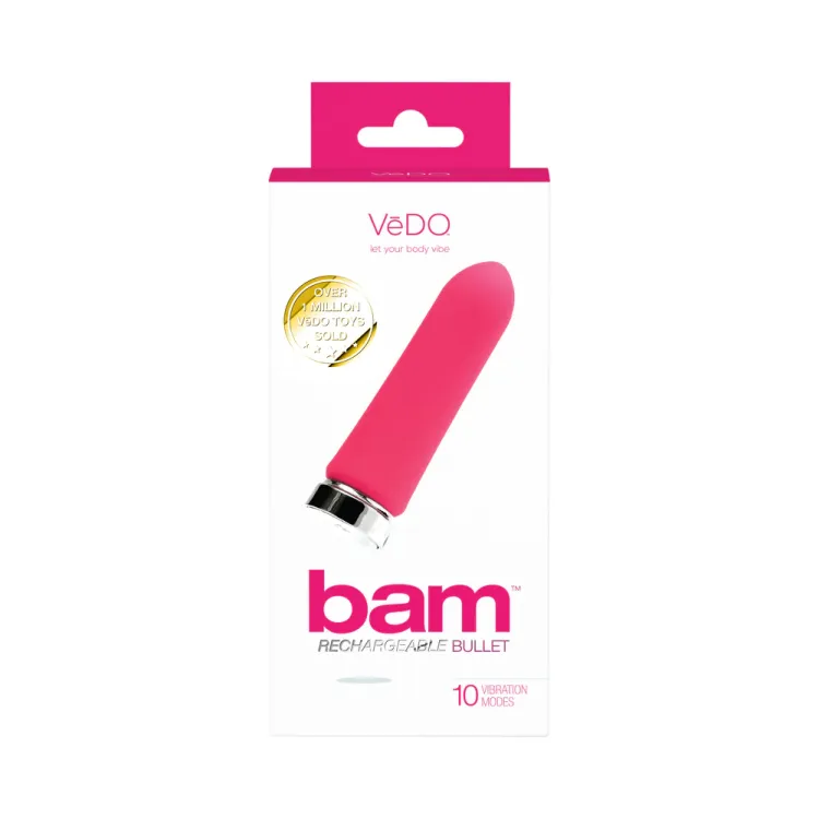VeDO Bam Bullet Vibrator Pink VeDO Bam Bullet Vibrator Pink