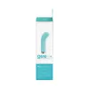 geeplus silicone g spot rechargeable vibrator tease me turquoise