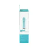 geeplus silicone g spot rechargeable vibrator tease me turquoise