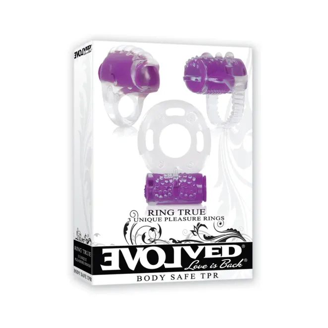 Silicone Vibrating Cock Ring Set 3-Piece