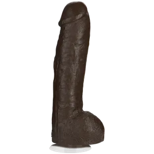 10.5 Inch Doc Johnson Bam Black Realistic Vac-U-Lock Large Cock