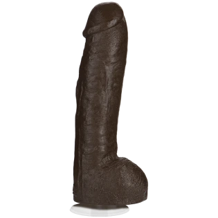 13 Inch Doc Johnson Bam Black Realistic Vac-U-Lock Large Cock