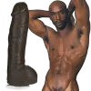 10.5 Inch Doc Johnson Bam Black Realistic Vac-U-Lock Large Cock