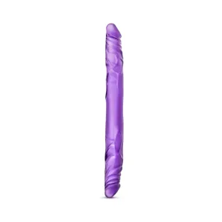 14 Inch B Yours Double Ended Dildo Purple