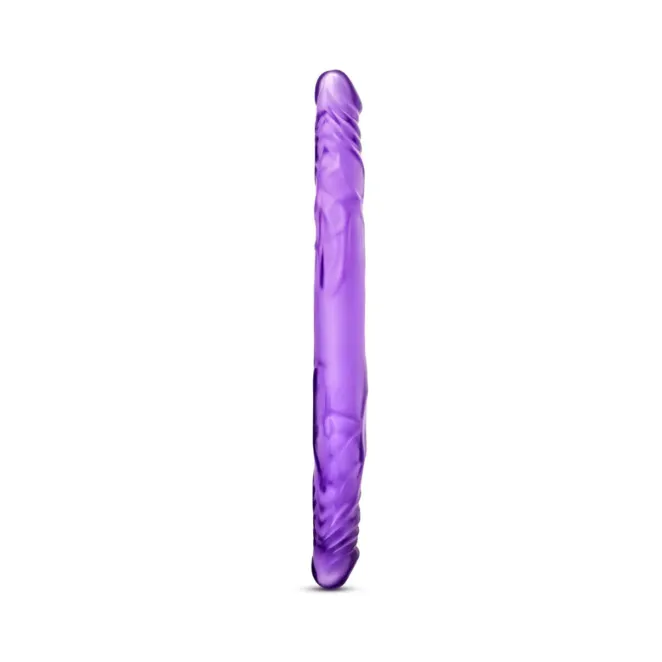 14 Inch B Yours Double Ended Dildo Purple