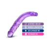 14 Inch B Yours Double Ended Dildo Purple