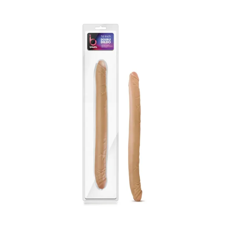 16 in. Double Dildo Tan 16 in. Double Dildo Tan