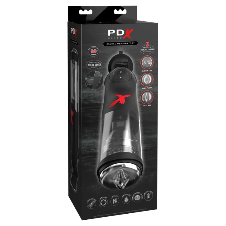 Mega-Bator Rotating Thrusting Hands-Free Vagina Masturbator Mega-Bator Rotating Thrusting Hands-Free Vagina Masturbator