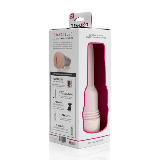 Fleshlight Brandi Love Heartthrob texture realistic vagina male masturbator