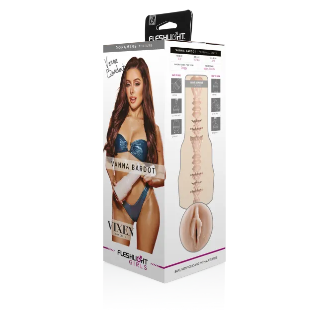 Fleshlight Vanna Bardot Dopamine texture realistic male masturbator