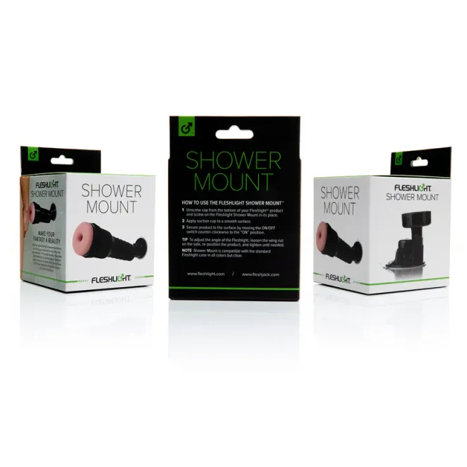Fleshlight shower mount hands free adapter suction cup mount