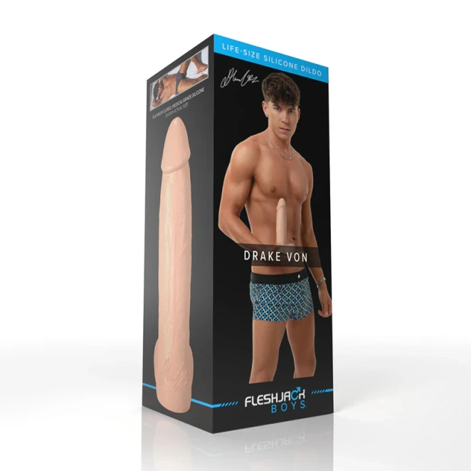 8 Inch Fleshjack Boys Drake Von Dildo