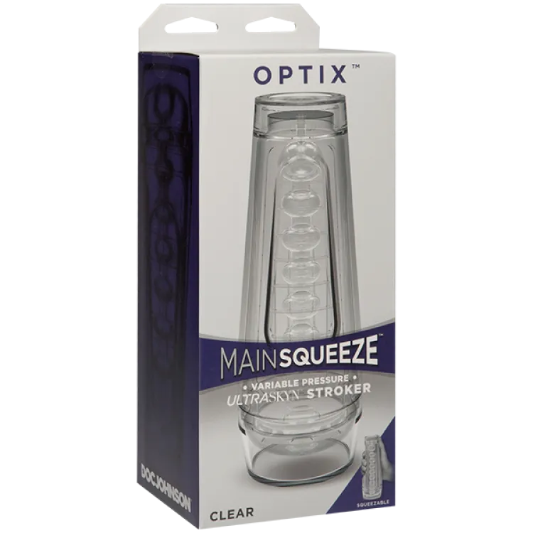 Optix Clear Masturbator Stroker Optix Clear Masturbator Stroker