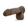8 Inch Au Naturel Classic Realistic Dildo Brown