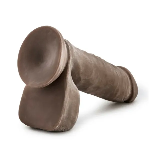 8 Inch Au Naturel Classic Realistic Dildo Brown