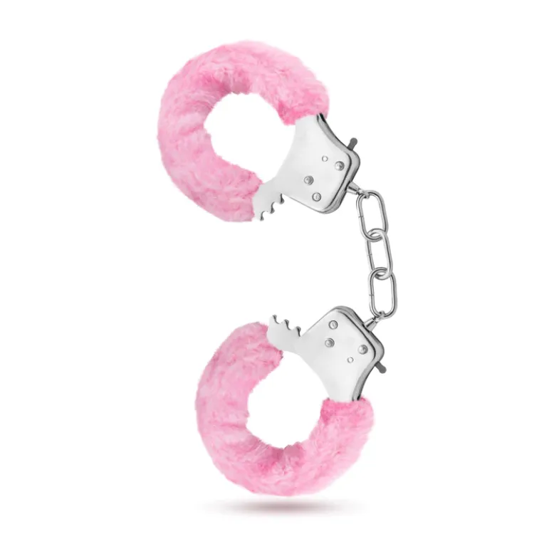 Temptasia Adjustable Faux Fur Handcuffs Pink Temptasia Adjustable Faux Fur Handcuffs Pink