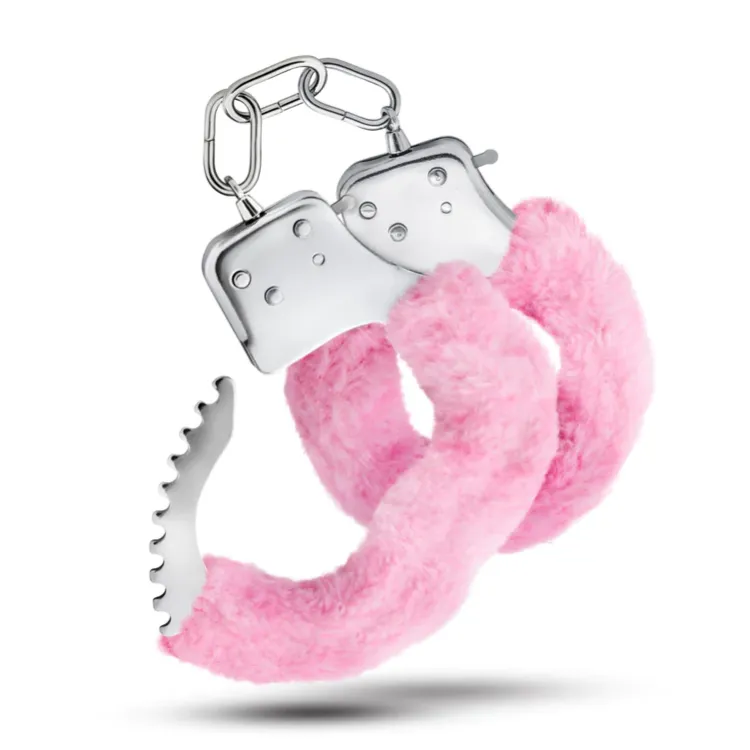 Temptasia Adjustable Faux Fur Handcuffs Pink Temptasia Adjustable Faux Fur Handcuffs Pink