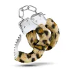 Temptasia Adjustable Faux Fur Handcuffs Leopard Temptasia Adjustable Faux Fur Handcuffs Leopard