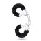 Temptasia Adjustable Faux Fur Handcuffs Black
