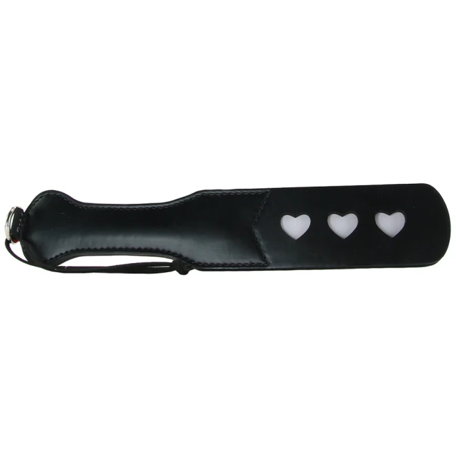 Sex & Mischief Heart Faux Leather Slapper Paddle