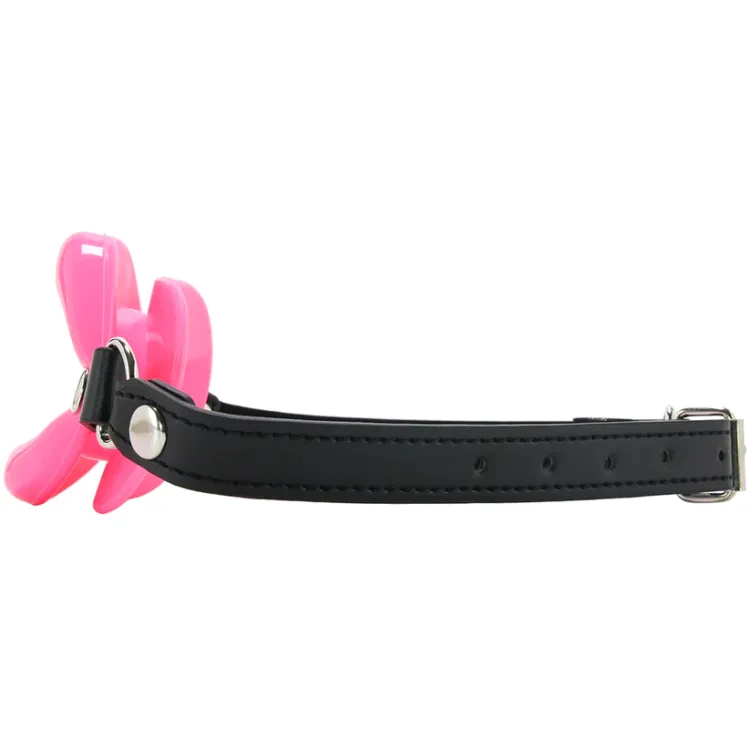 Silicone Lips Adjustable Open-Mouth Gag Pink Silicone Lips Adjustable Open-Mouth Gag Pink
