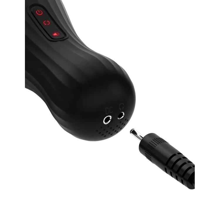 PDX Elite Talk Dirty Rotobator Rotating Vagina Masturbator Clear PDX Elite Talk Dirty Rotobator Rotating Vagina Masturbator Clear
