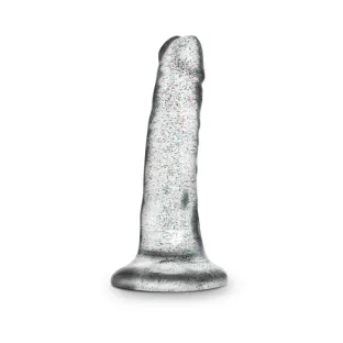 5.5 Inch Glitter Cock Realistic Dildo Clear