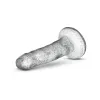 5.5 in. Glitter Cock Realistic Dildo Clear 5.5 in. Glitter Cock Realistic Dildo Clear