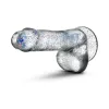 6 in. Glitter Cock Realistic Dildo with Balls Clear 6 in. Glitter Cock Realistic Dildo with Balls Clear