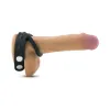 Silicone Cock & Ball Strap Black