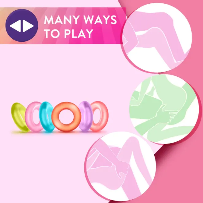 King of the Ring 6 Pack Cock Ring Set