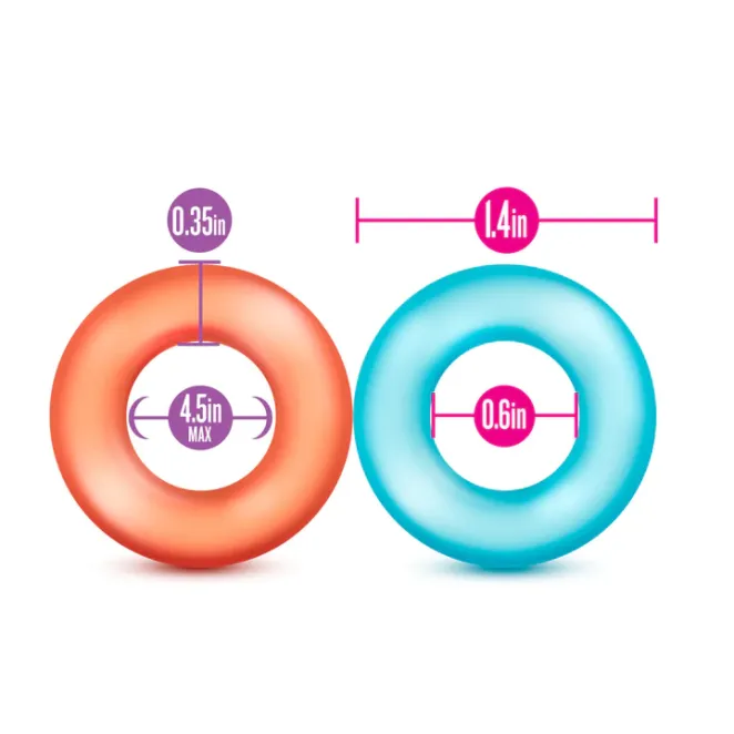 King of the Ring 6 Pack Cock Ring Set