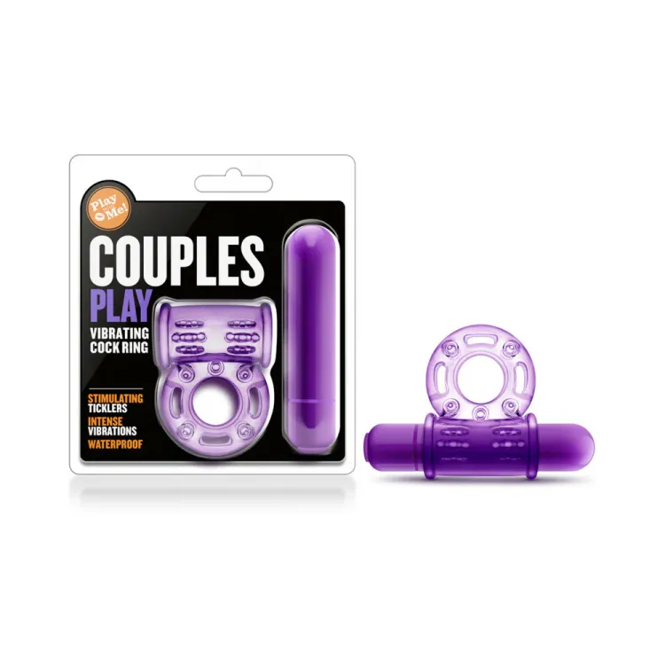 Couples Play Stretchy Vibrating Cock Ring Couples Play Stretchy Vibrating Cock Ring