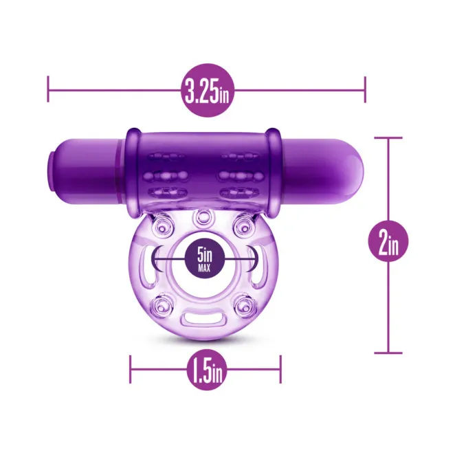 Couples Play Stretchy Vibrating Cock Ring